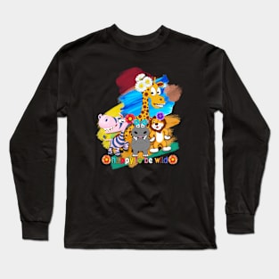 Happy to be wild Long Sleeve T-Shirt